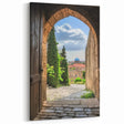 Historical Archway View - Timeless Castle-Inspired Wall Art