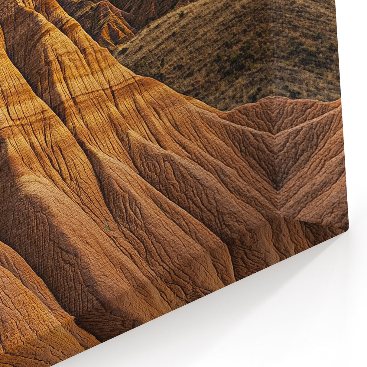 Golden Sandstone Desert Wall Art - Beautiful Desert Canvas Prints