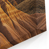 Golden Sandstone Desert Wall Art - Beautiful Desert Canvas Prints