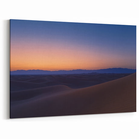 Twilight Desert Dunes - Arizona Desert Sunset Photography
