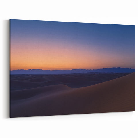 Twilight Desert Dunes - Arizona Desert Sunset Photography