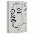 Abstract Human Figures - Minimalist Contemporary Line Art Canvas