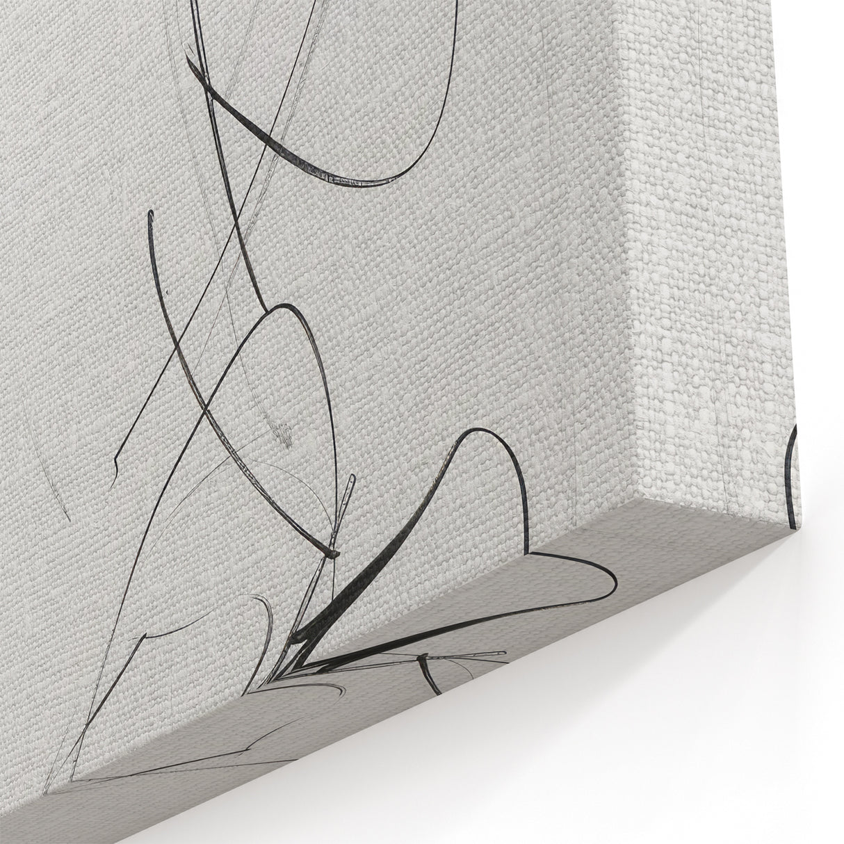 Abstract Human Figures - Minimalist Contemporary Line Art Canvas