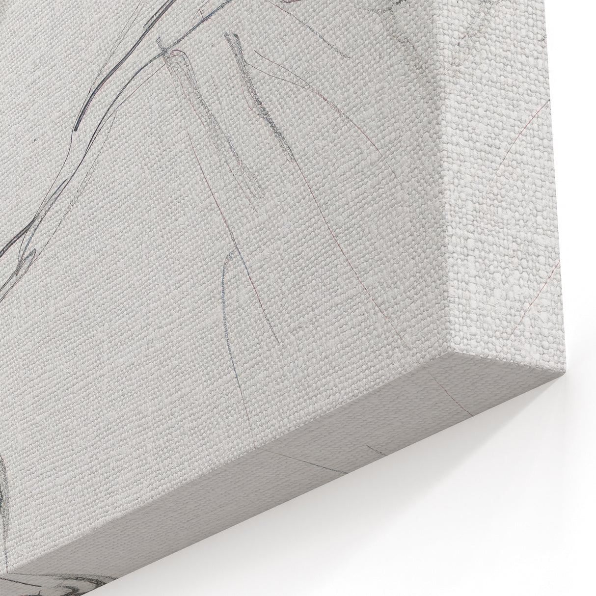 Abstract Figurative Art - Black and White Bird Sketch Wall Decor