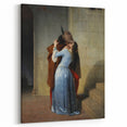 Romanticism Art: The Kiss - Historical Romantic Canvas Print