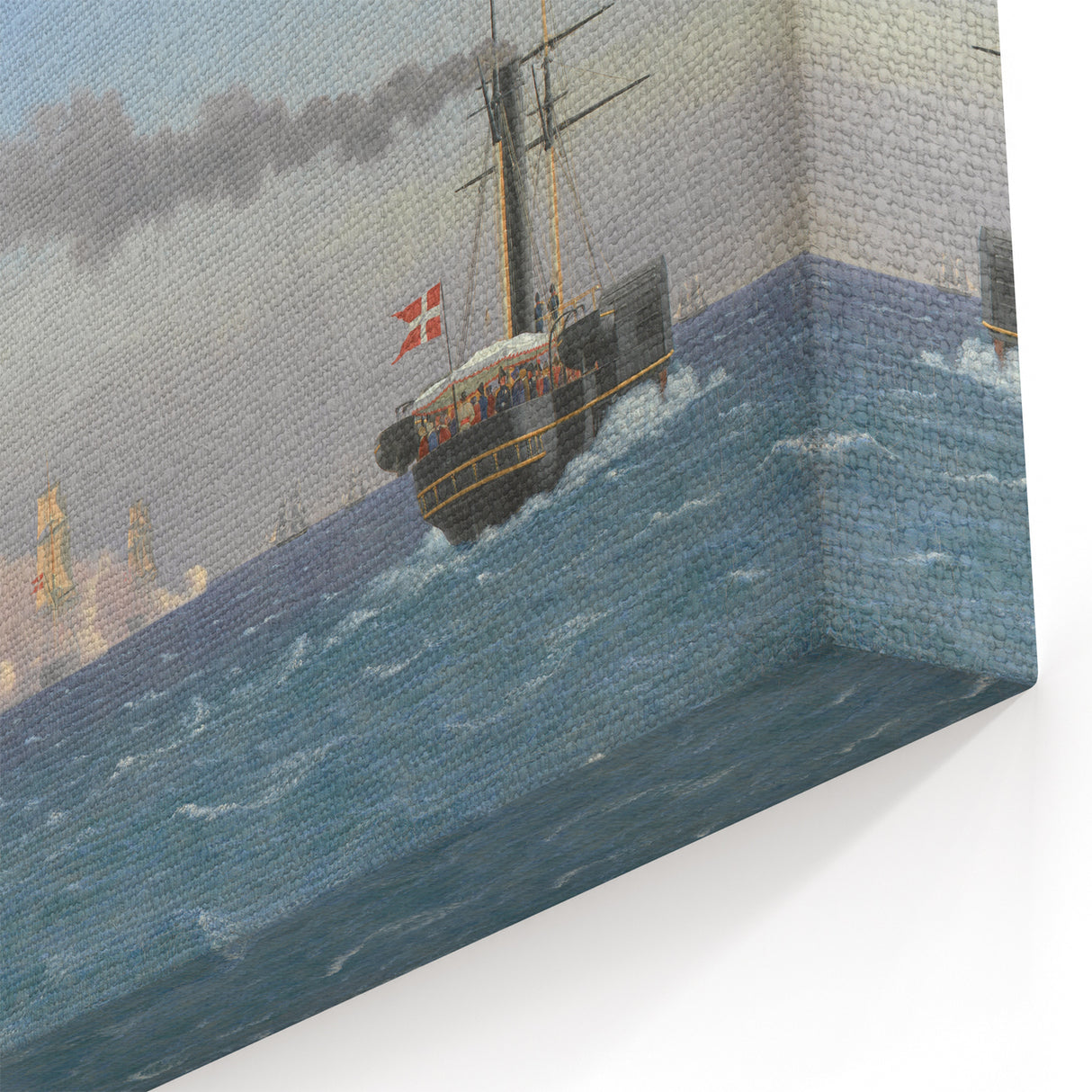 "Romanticism Art: Nautical Scene - Historical Maritime Canvas Print"