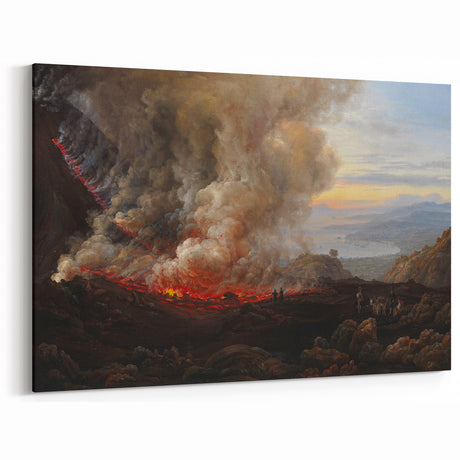 Romanticism Art: Eruption of Vesuvius - Historical Canvas Print
