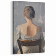 Modern Figurative Abstract - Poised Elegance in Serene Detail