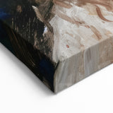 Figurative Abstract Canvas - Graceful Rest in Romantic Elegance