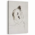 Abstract Human Figures - Introspection Through Literary Elegance