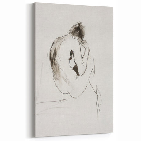 Abstract Human Figures - Introspection Through Literary Elegance