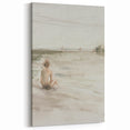 Contemporary Figurative Prints - Solitude by the Shore