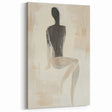 Modern Figurative Abstract - Bold Silhouette in Neutral Hues