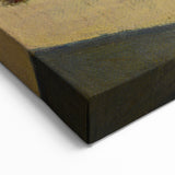 Abstract Market Scene - Modern Wall Art in Minimalist Contemporary Style