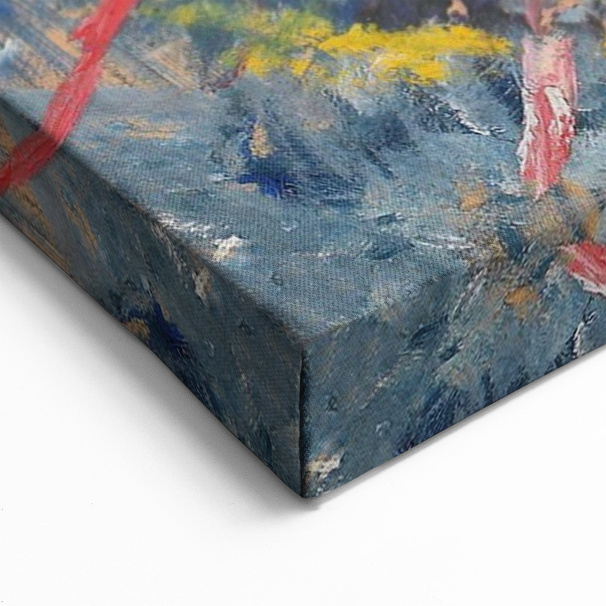 Expressionist Art: Radiant Sunburst Landscape with Vibrant Colors