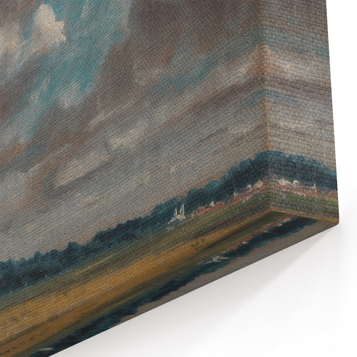 Romantic Landscape with Clouds - John Constable Canvas Print