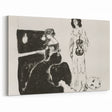 Expressionist Art: Monochrome Violin Concert in Modern Expressionism