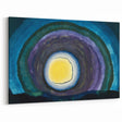 Modern Wall Art: Radiant Abstract Sunrise with Bold Color Layers