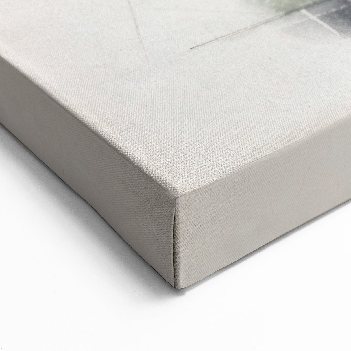Modern Wall Art: Abstract Rooftops and Trees with Geometric Flair