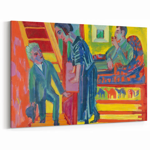 Expressionist Art: Vibrant Scene of Connection in Modern Expressionism