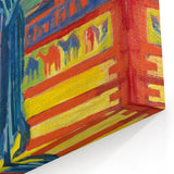 Expressionist Art: Vibrant Scene of Connection in Modern Expressionism