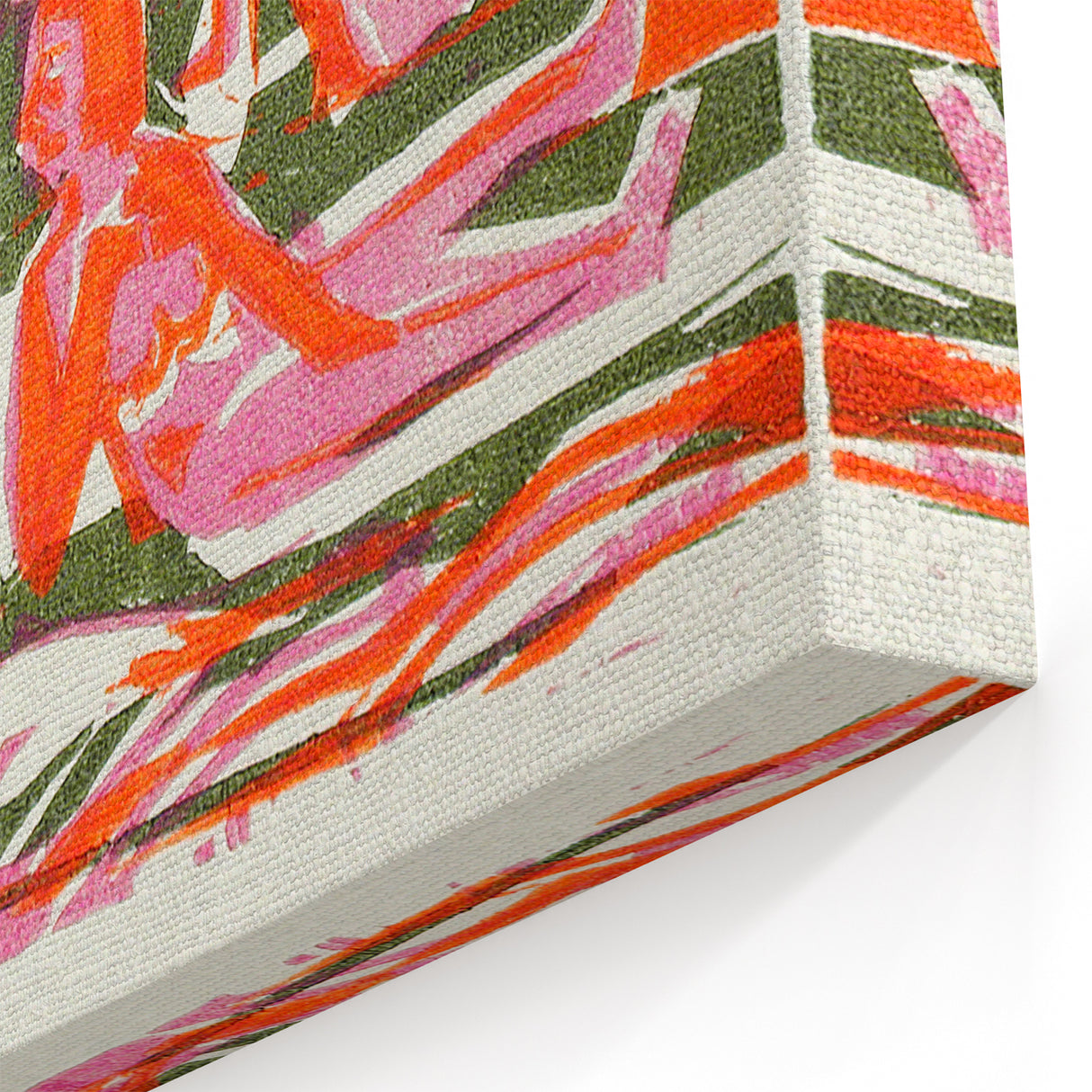 Abstract Expressionist Woodcut | Modern Expressionism Wall Art
