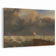 Famous Romantic Era Art: Dramatic Seascape at Port Ruysdael