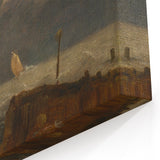 Famous Romantic Era Art: Dramatic Seascape at Port Ruysdael