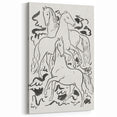 Expressionist Drawing - Three Horses | Contemporary Wall Art Print