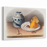 Romanticism Art: Mouse and Cheese Still Life by Audubon