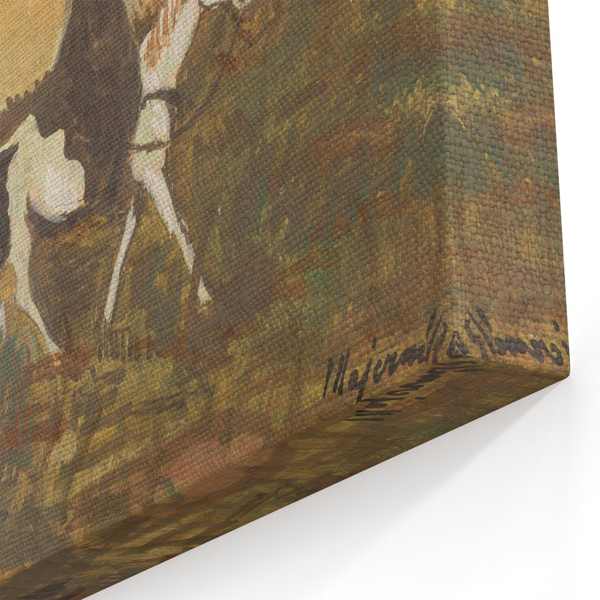 Expressionist Landscape - Three Riders | Modern Expressionism Wall Art