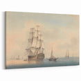 Romantic Art Prints: A Warship Preparing to Leave the Anchorage