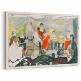 Expressionist Scene - Tingletangle by Edvard Munch | Vibrant Wall Art