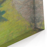 Modern Wall Art: Serene Forest Road Scene with Pastoral Charm