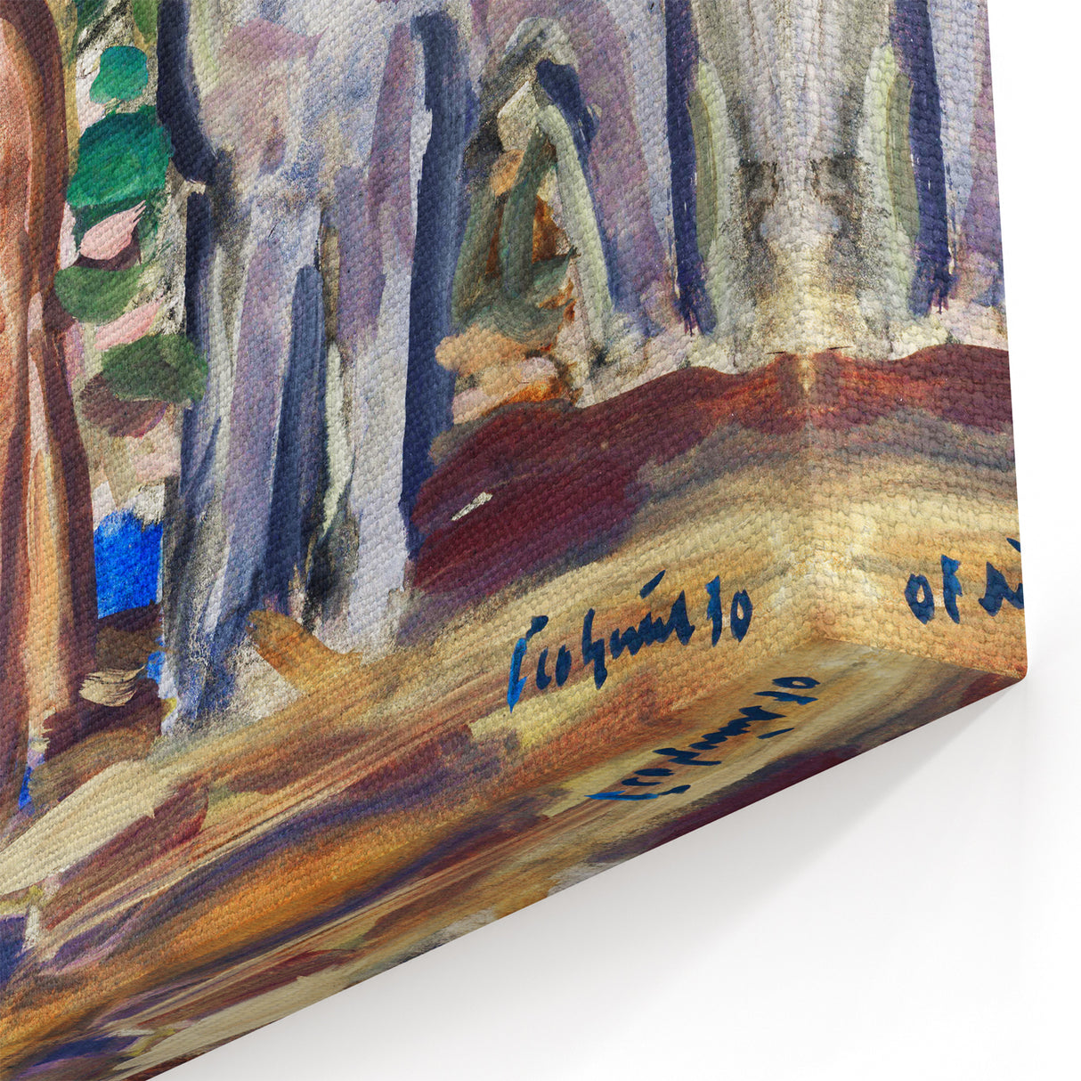 Expressionist Scene - Two Figures and a Horse by Leo Gestel | Wall Art