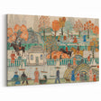 Modern Wall Art: Charming Central Park Scene with Vibrant City Life