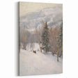 Winter Wonderland Canvas – Serene Snowy Landscape Artwork
