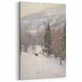 Winter Wonderland Canvas – Serene Snowy Landscape Artwork