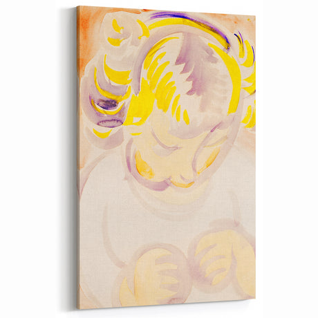 Abstract Portrait of a Child - Modern Wall Art by Henry Lyman Sayen
