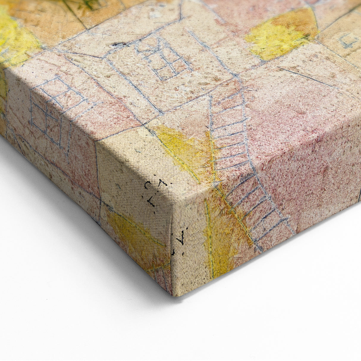 Suburban Idyll Wall Art - Abstract Modern Print by Paul Klee
