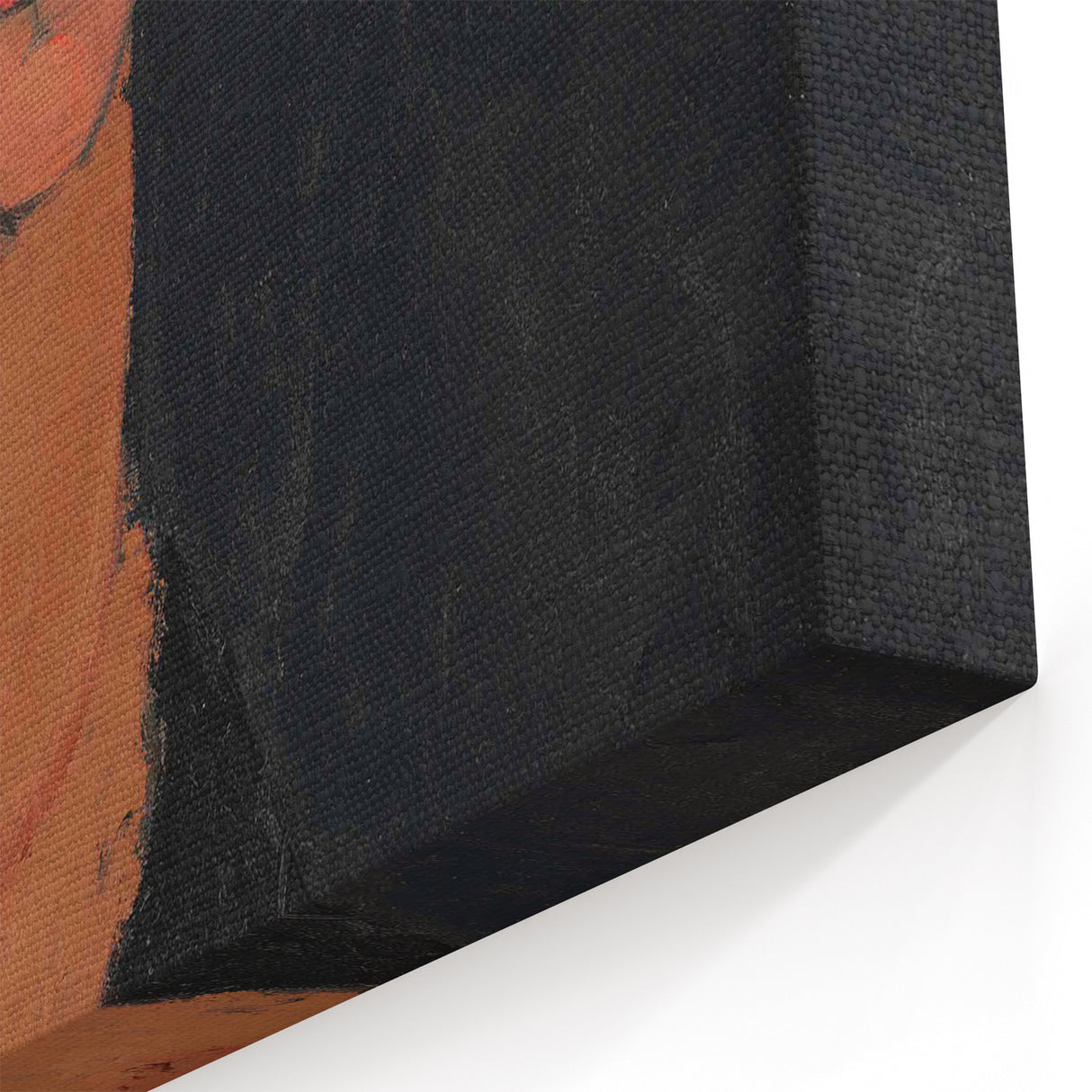 Abstract Modern Portrait - Modigliani Inspired Modern Wall Art Print