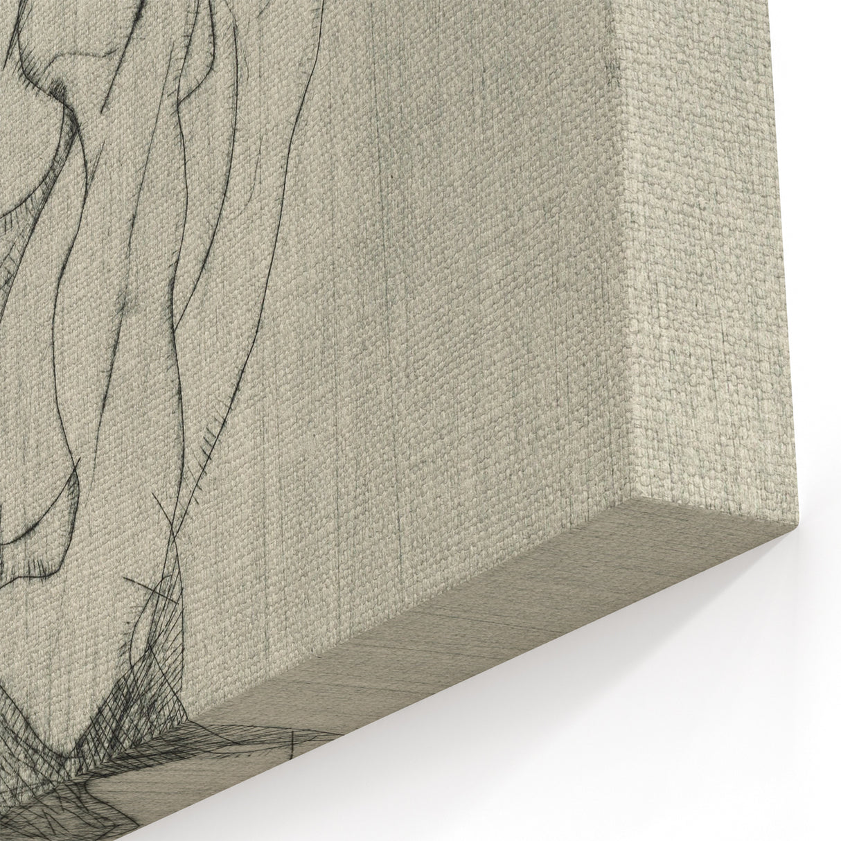 Modern Figurative Sketch - Egon Schiele's Abstract Line Art Print