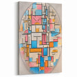 Piet Mondrian’s Oval Composition - Modern Abstract Wall Art Print