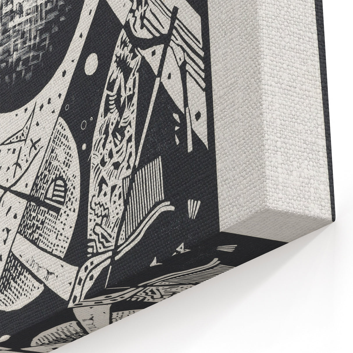 Wassily Kandinsky’s Kleine Welten VI - Abstract Monochrome Wall Art