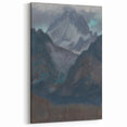 Modern Wall Art - Abstract Mountain Landscape in Contemporary Style