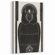 Modern Wall Art - Black and White Abstract Ara Design in Minimalist Style
