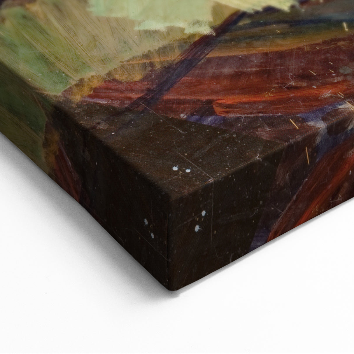 Modern Wall Art - Abstract Sketch After Delacroix in Vibrant Brushstrokes
