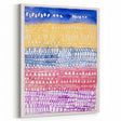 Modern Wall Art - Abstract Old City in Vibrant Geometric Patterns