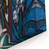 Modern Wall Art - Large Still Life Interior (Blue) by Max Beckmann