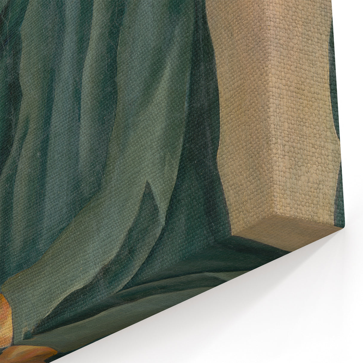 Modern Wall Art - Old Age by Konštantín Bauer in Subdued Greens